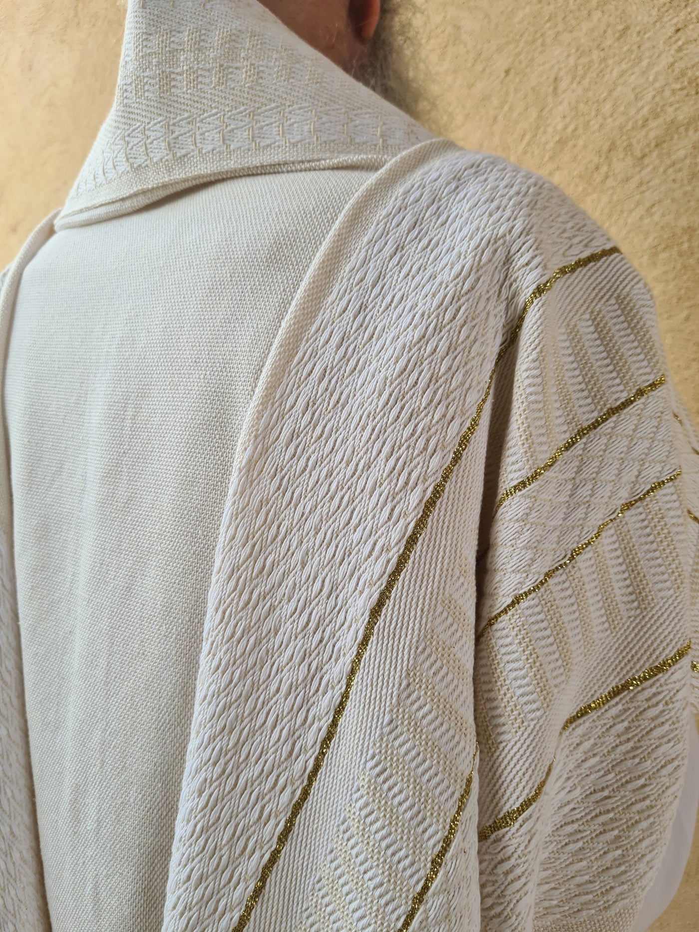 Tallit, Handmade cotton Jewish prayer Shawl for Men,By Tallisman