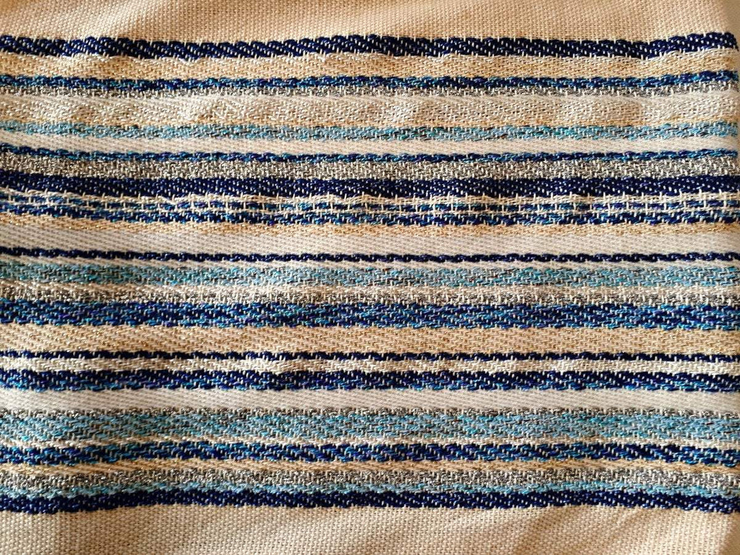 Tallit Set, Prayer Shawl, Jewish Prayer Shawl, Handwoven Tallit, Cotton Tallit, Wedding Tallit, Tallit Man, White Prayer Shawl, Judaica