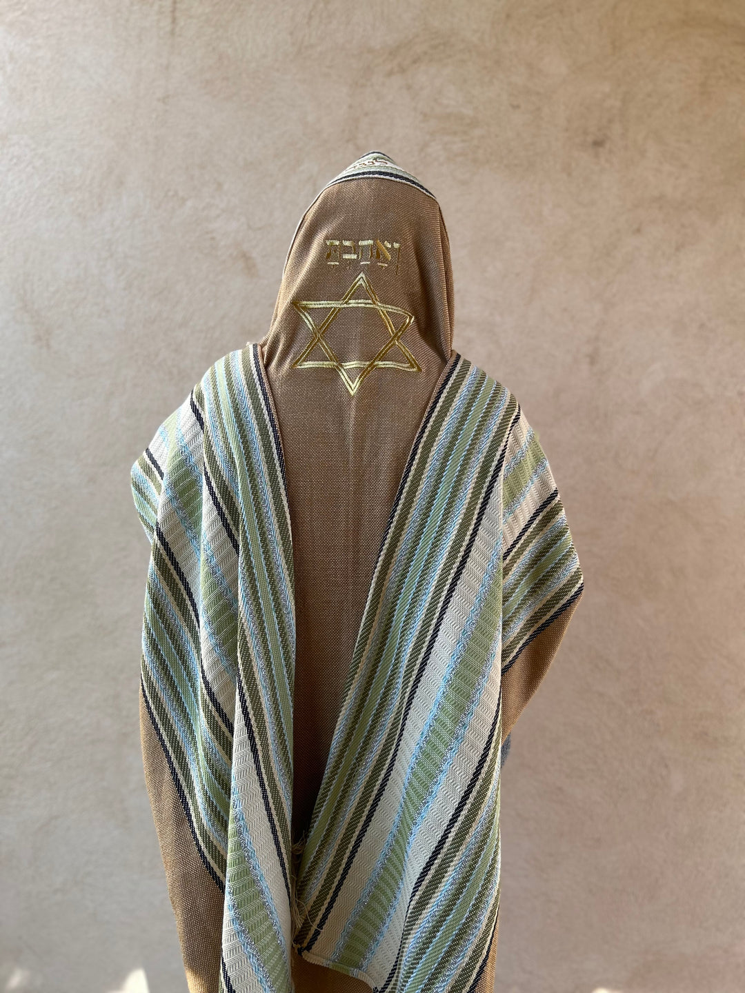 ) טלית כותנהבעבודת יד - ואהבת