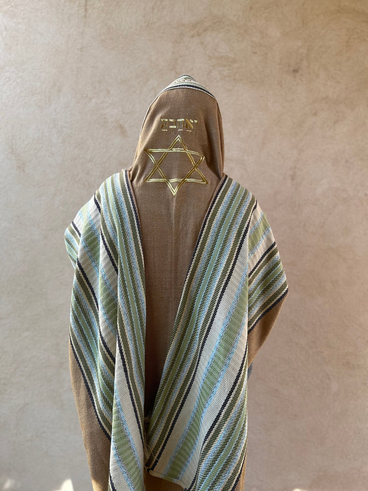 ) טלית כותנהבעבודת יד - ואהבת