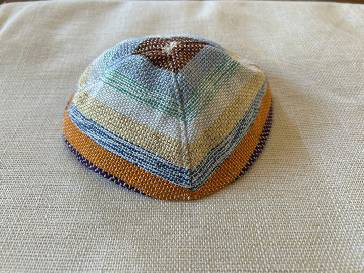 סט טלית בעבודת יד - גן עדן כתום