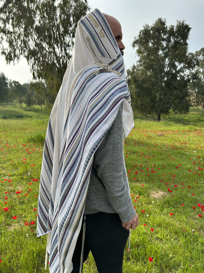Jewish Gift, Israeli Tallit, Woven Tallit Set, Tallit For Man, Custom Tallit, Jewish Prayer Shawl, Jewish Wedding Prayer Shawl, Tallis Talit