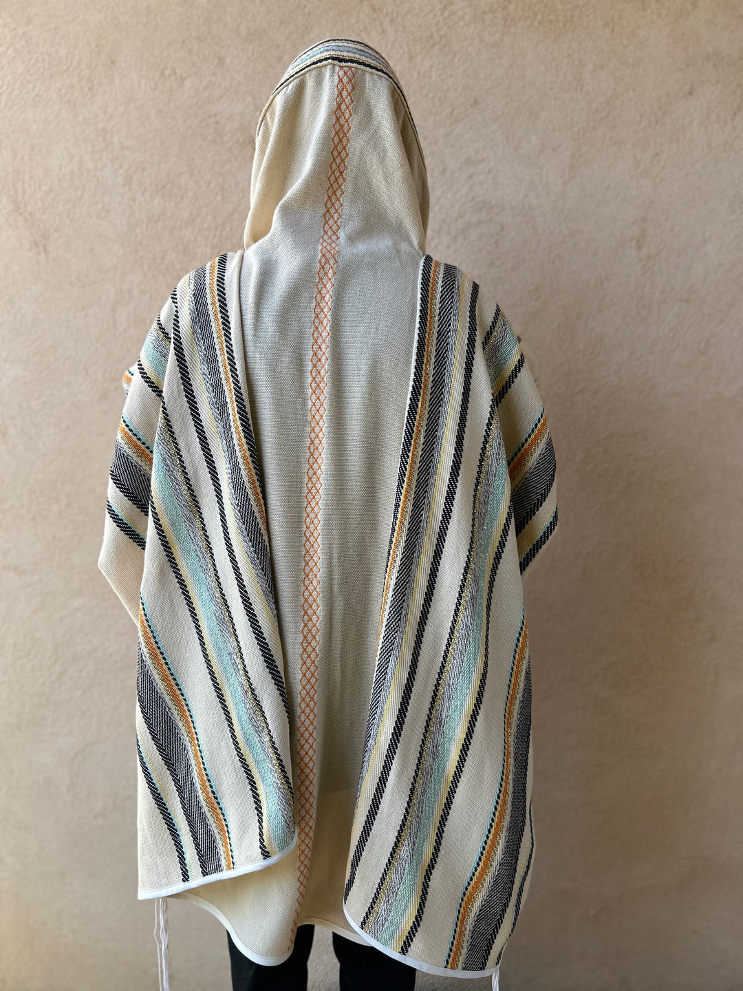 Jewish Prayer Shawl Set, Israeli Tallit, Bag and Yarmolke, Handmade Tallit Weaving, Wedding Gift Jewish, Tallit For Man, Judaica Gift Tallis