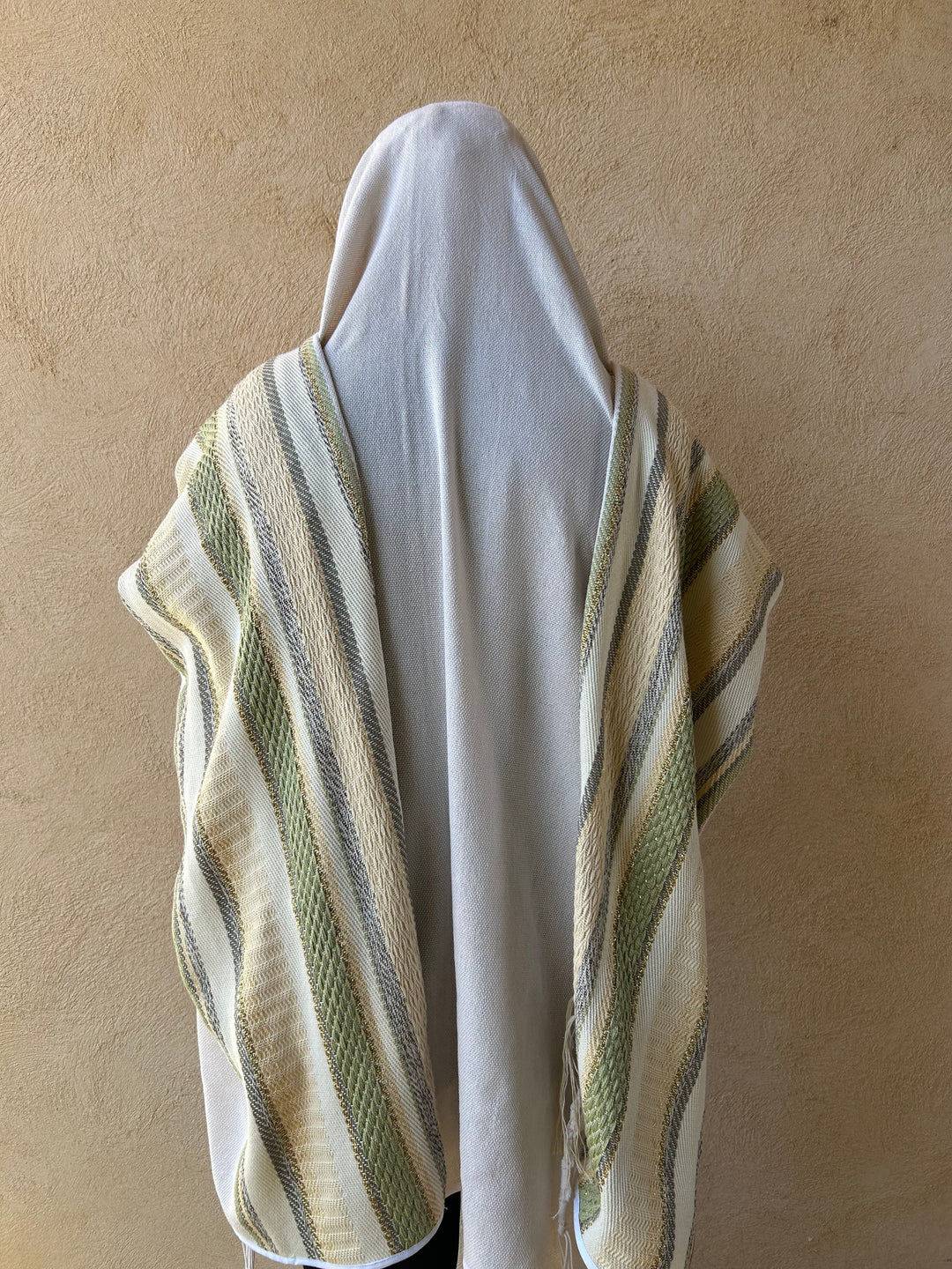 Wedding Tallit Set, Tallit For Man, Jewish Gift Judaica, High Holidays, Jewish Prayer Shawl, Handwoven Tallit Cotton, White Prayer Shawl