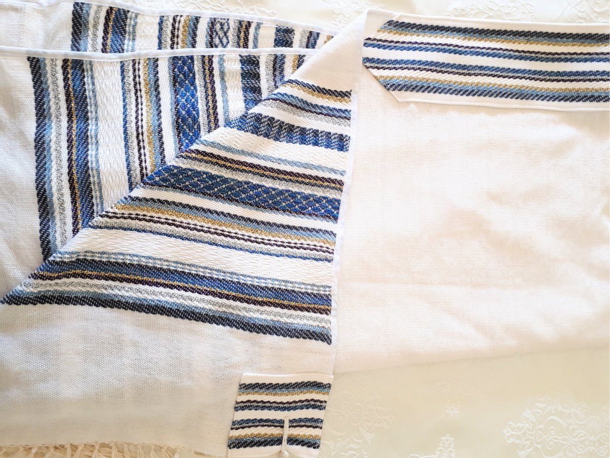 Jewish Gift, Israeli Tallit, Woven Tallit Set, Tallit For Man, Custom Tallit, Jewish Prayer Shawl, Jewish Wedding Prayer Shawl, Tallis Talit