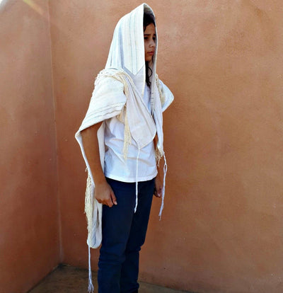 Bar Mitzvah, High Holidays, Woven Tallit, Jewish Prayer Shawl, Cotton Tallit, Tallit Set, Tallit For Man, Tallis, White Prayer Shawl, Tallis