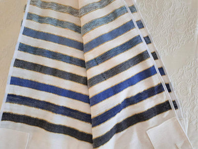 Jewish Gift, Israeli Tallit SET, Custom Tallit, Jewish Prayer Shawl, Jewish Wedding Prayer Shawl, Tallis, Woven Tallit, Tallit Set For Man