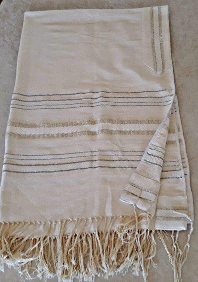 Bar Mitzvah, High Holidays, Woven Tallit, Jewish Prayer Shawl, Cotton Tallit, Tallit Set, Tallit For Man, Tallis, White Prayer Shawl, Tallis