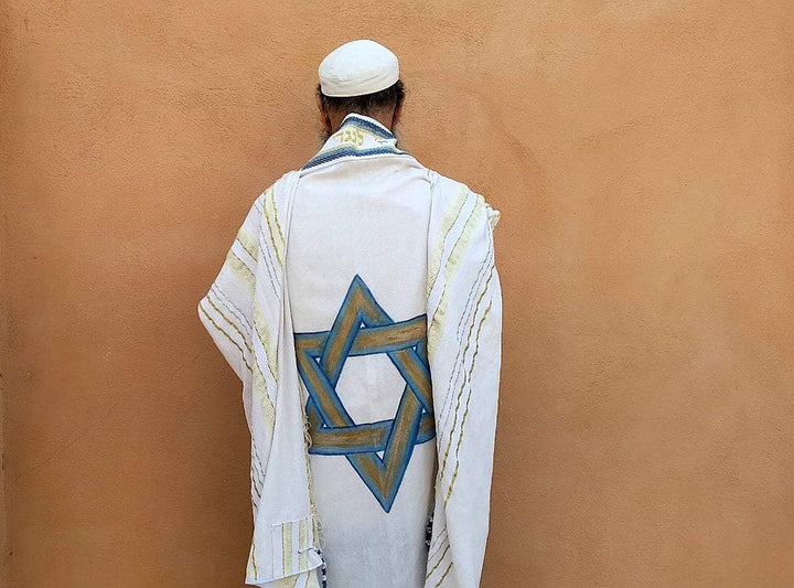 Tallit Set, Jewish Wedding, Magen David Tallit, Woven Tallit Custom, Jewish Prayer Shawl, Cotton Tallit Israeli, Tallit For Man, Jewish Gift