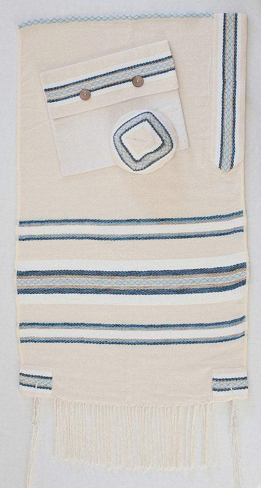 Prayer Shawl, High Holidays, Jewish Prayer Shawl, Jewish Wedding, Cotton Tallit, Tallit For Man, Tallis, White Prayer Shawl, Tallit Set
