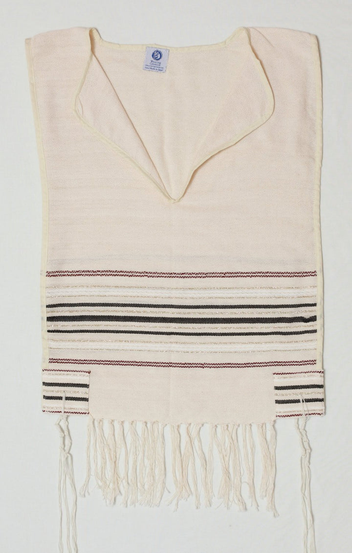 Jewish Gift, Judaica Gift, Tallit Katan, Woven Tallit, Jewish Prayer Shawl, Cotton Tallit, Tallits Man, Tallis, Bar Mitzvah Gift,  Tzitzit
